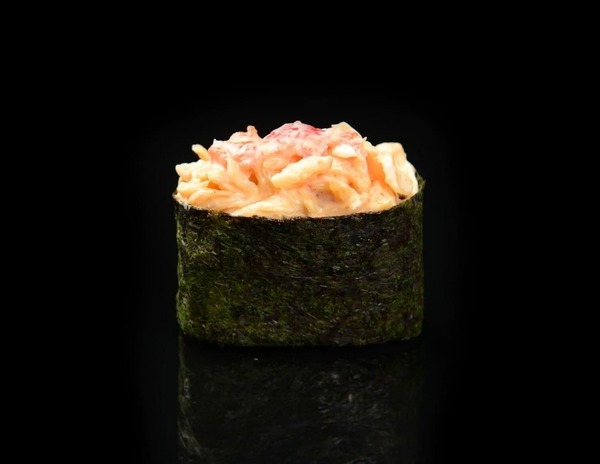 Фото  Гункан с курицей терияки